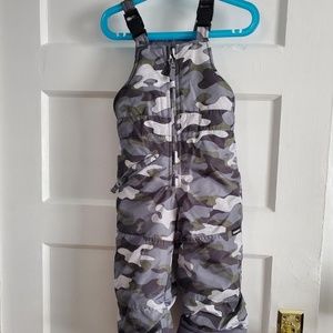 Osh Kosh Camo Snow Bib 4T